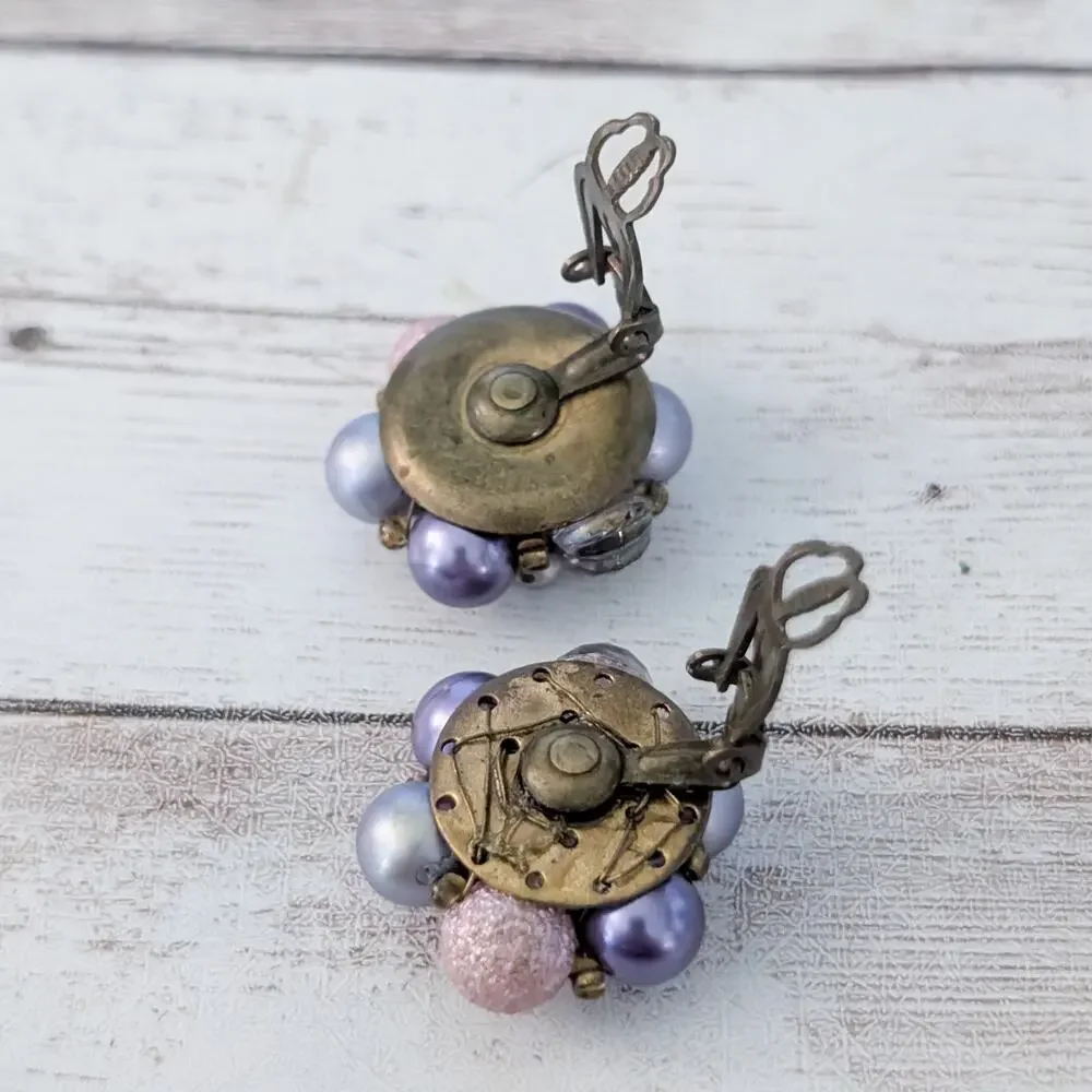 Vintage clip earrings